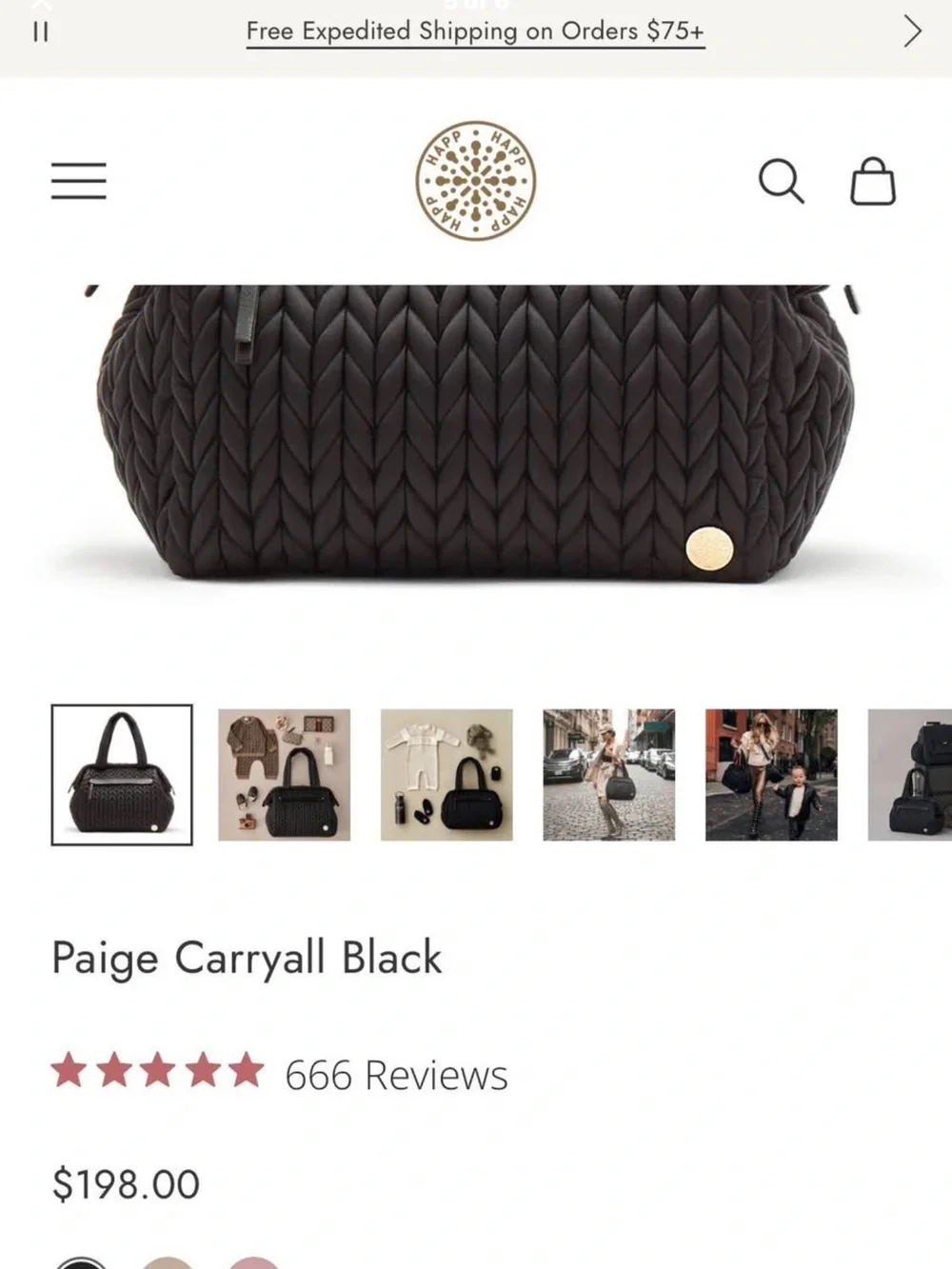 HAPP Diaper bag and Stroller Caddy